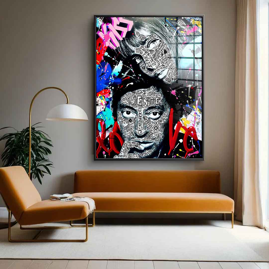 SERGE &amp; JANE FOREVER - Acrylic glass