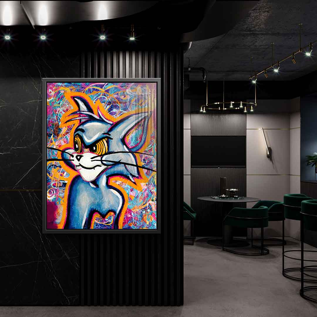 Angry Cat - Acrylic glass