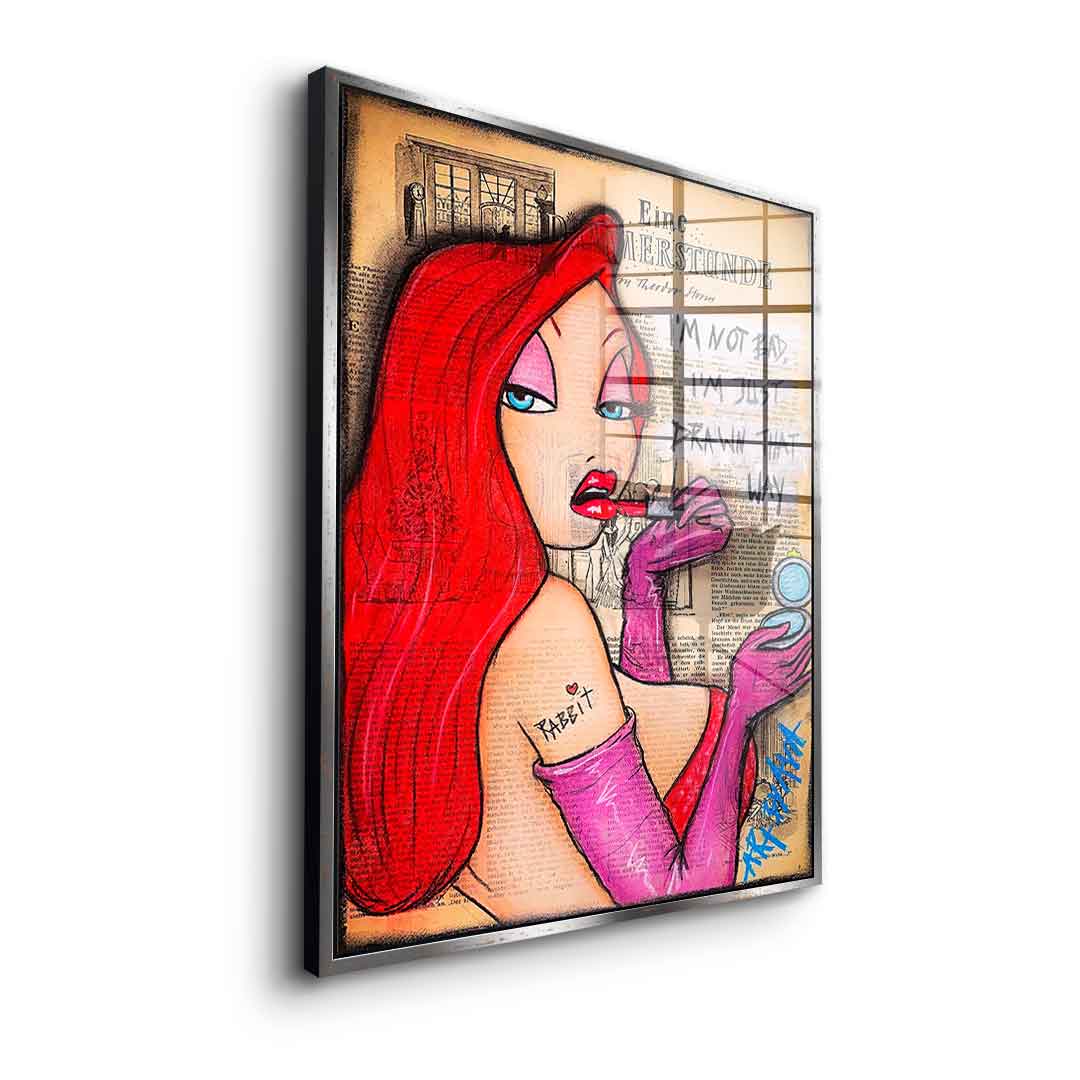 Jessica Rabbit's Make Up - Acrylglas