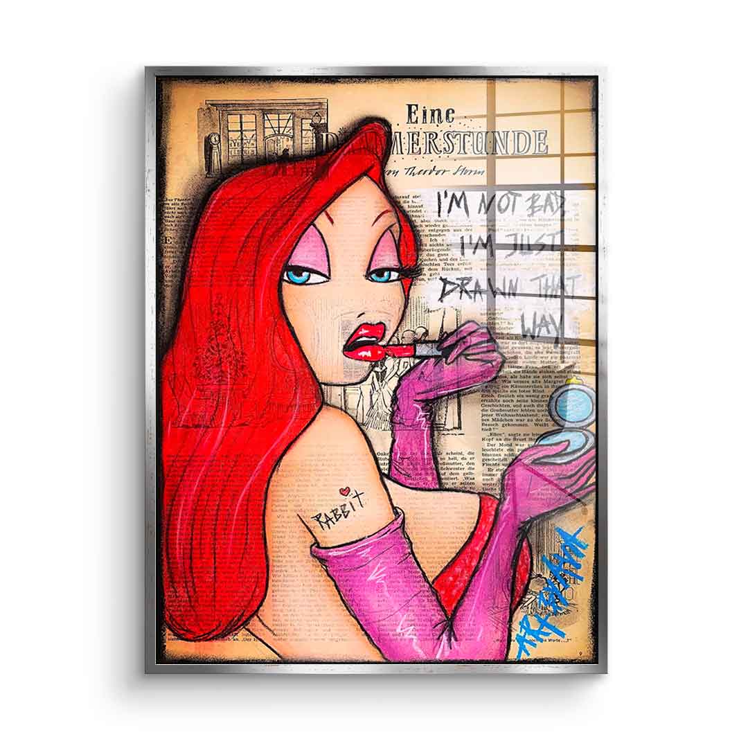 Jessica Rabbit's Make Up - Acrylglas