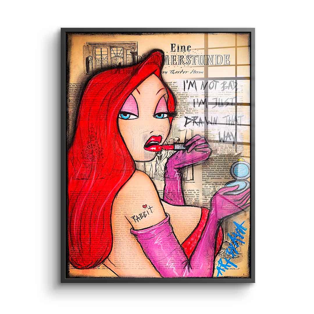 Jessica Rabbit's Make Up - Acrylglas