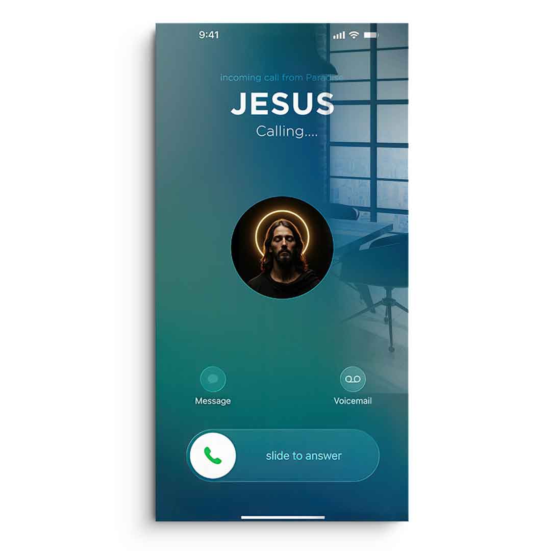 Jesus Call - Acrylglas