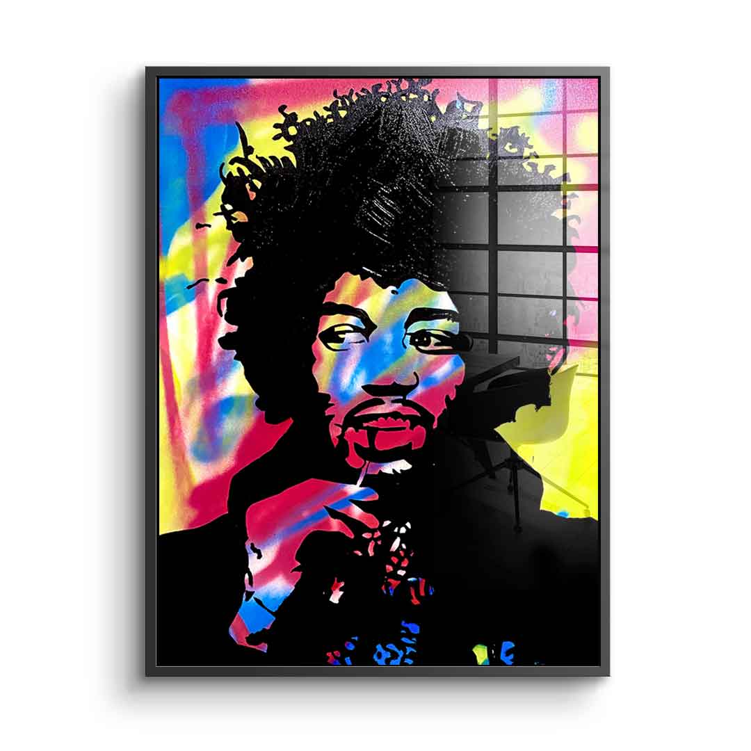 Jimi Hendrix - acrylic