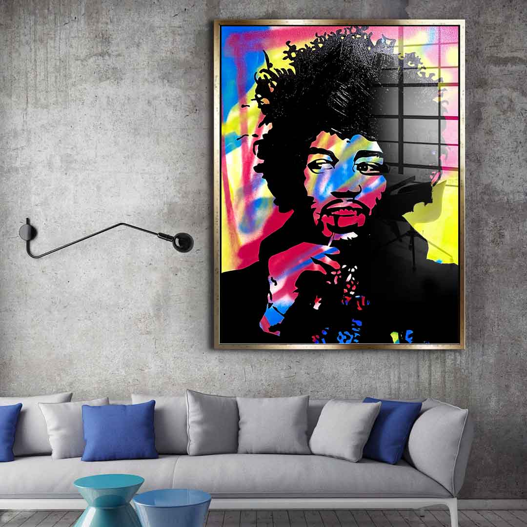 Jimi Hendrix - acrylic