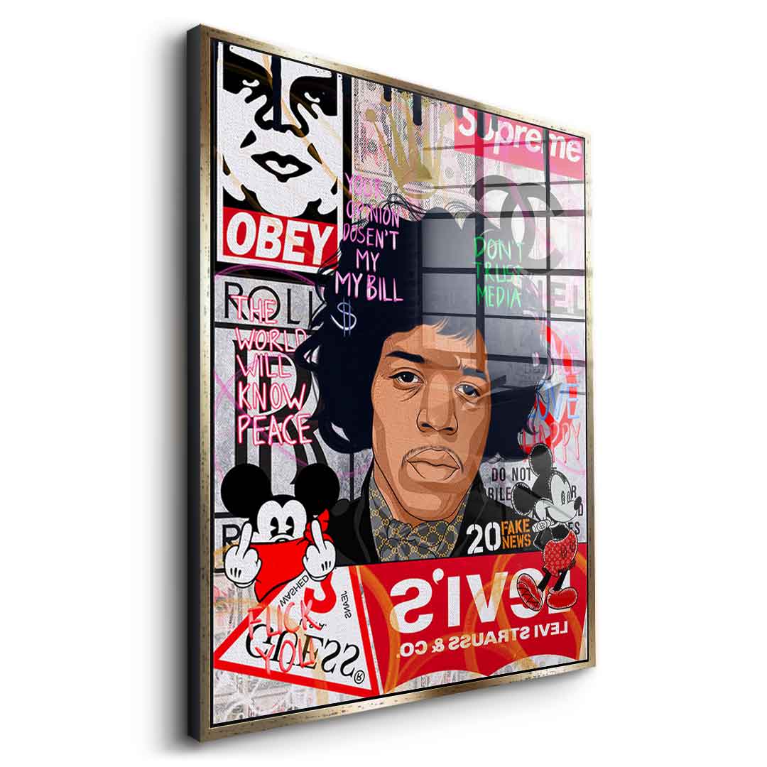 Jimmy Hendrix - Acrylglas