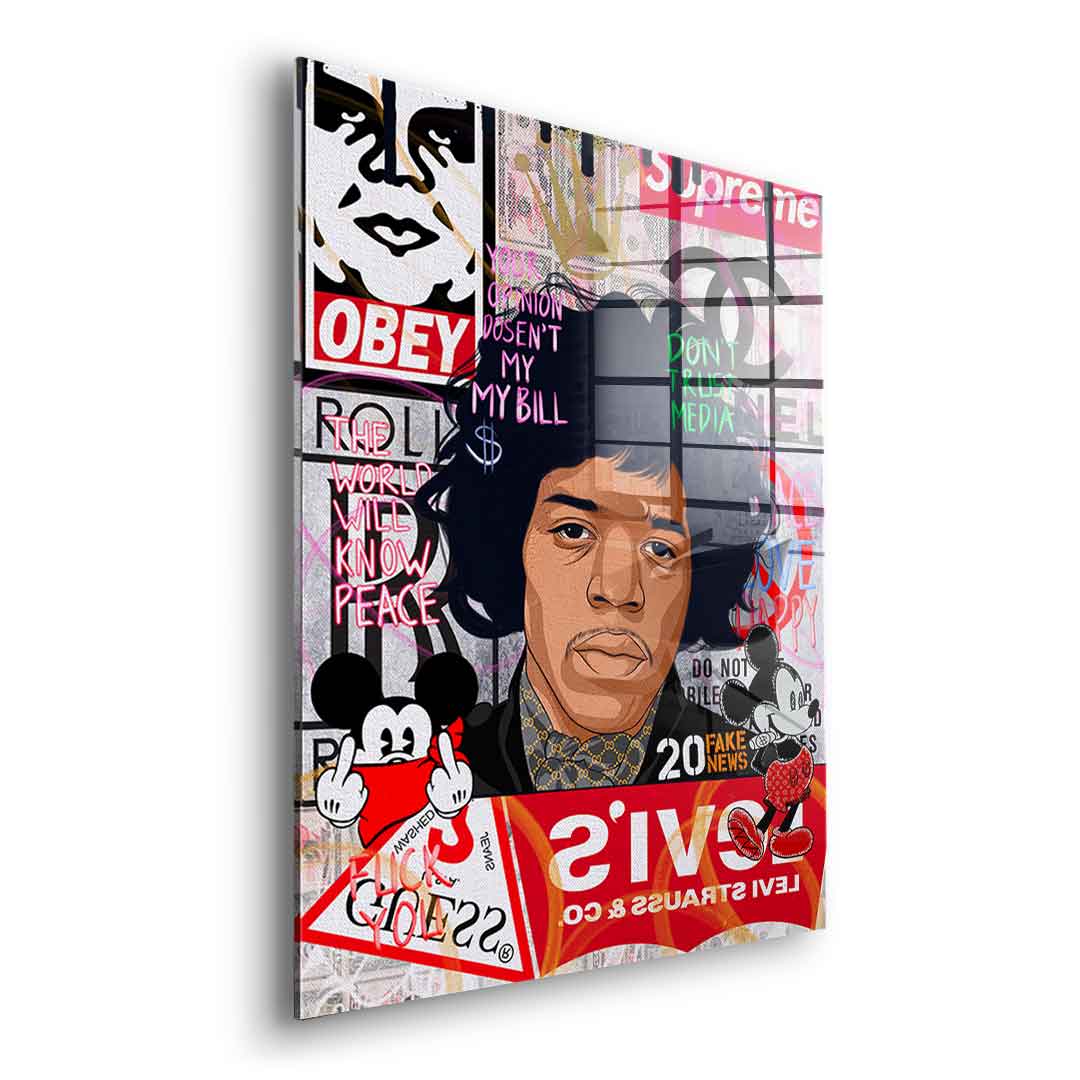 Jimmy Hendrix - Acrylglas