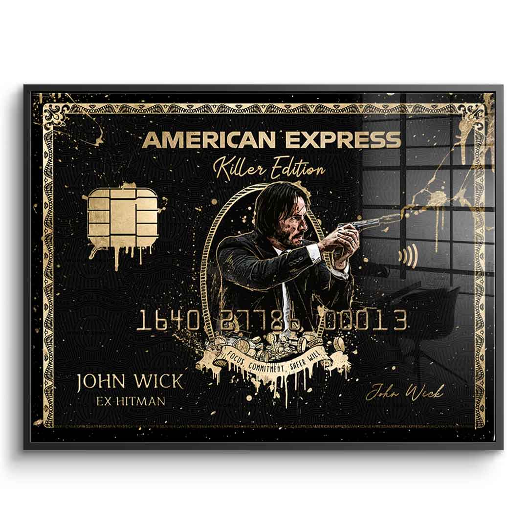 Royal American Express - John Wick - Acrylic glass