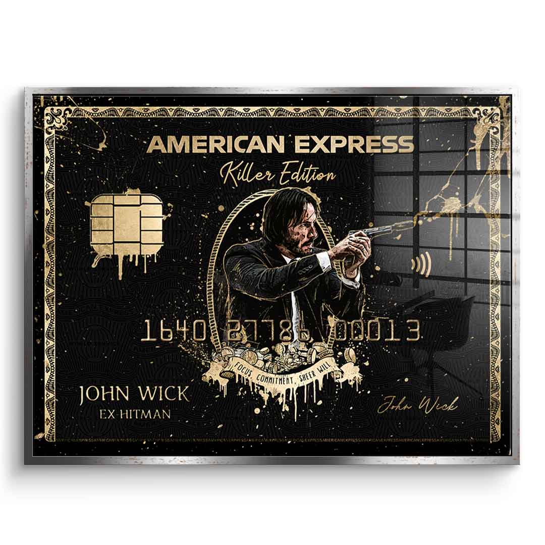 Royal American Express - John Wick - Acrylglas