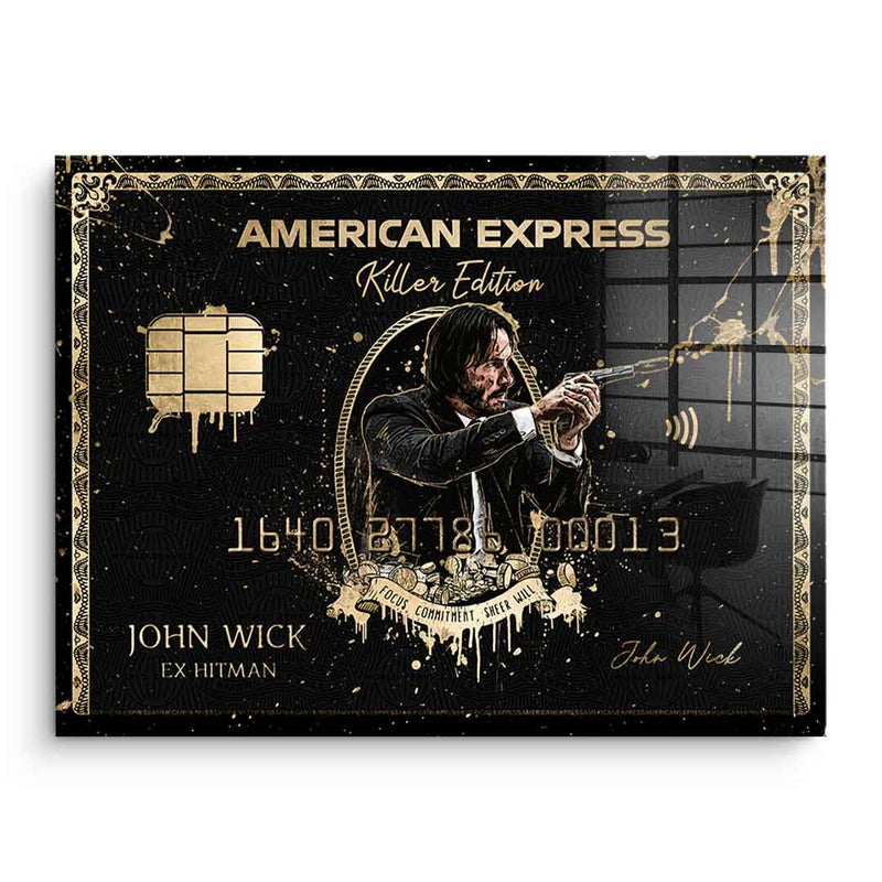 Royal American Express - John Wick - Acrylic glass