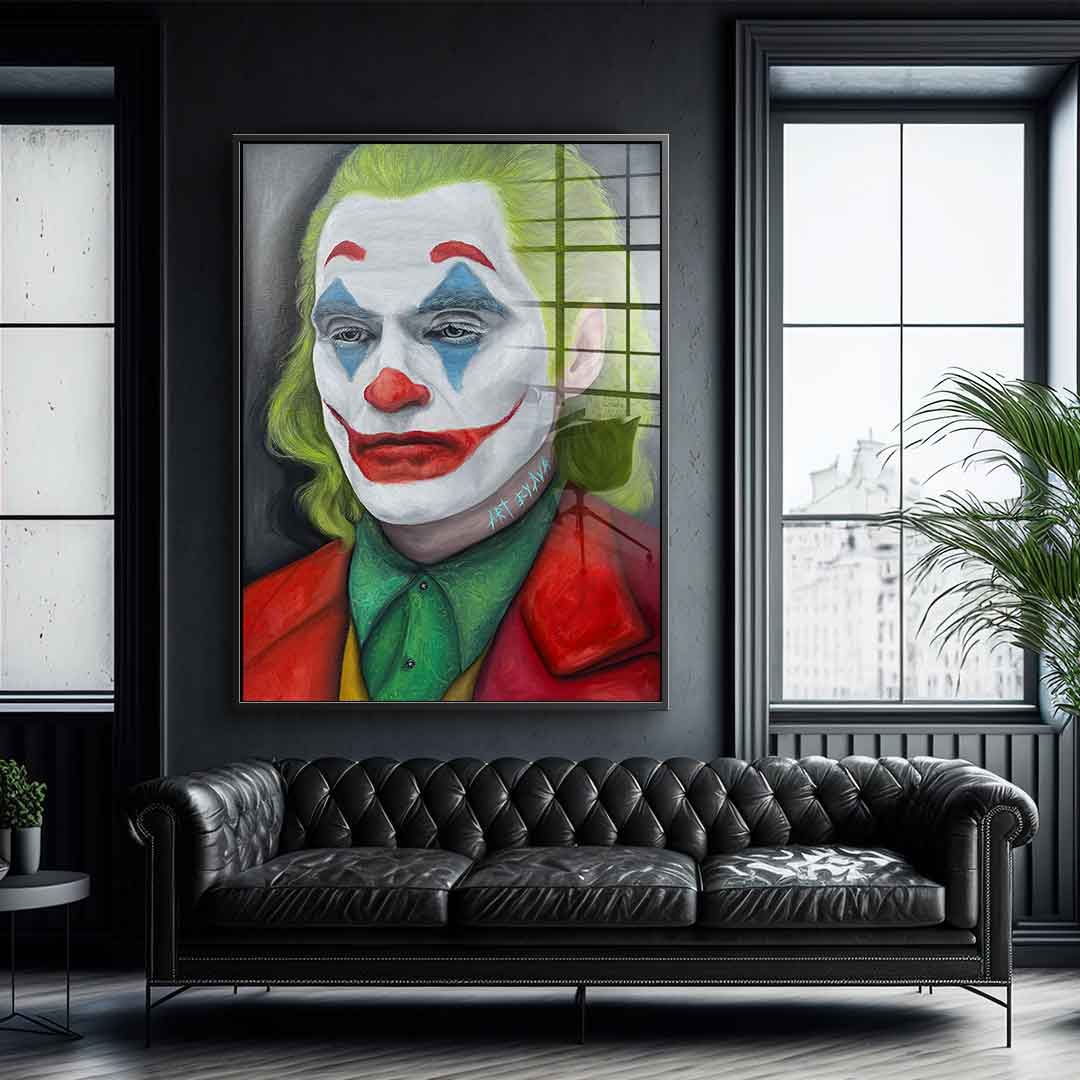 Joker Portrait - Acrylglas