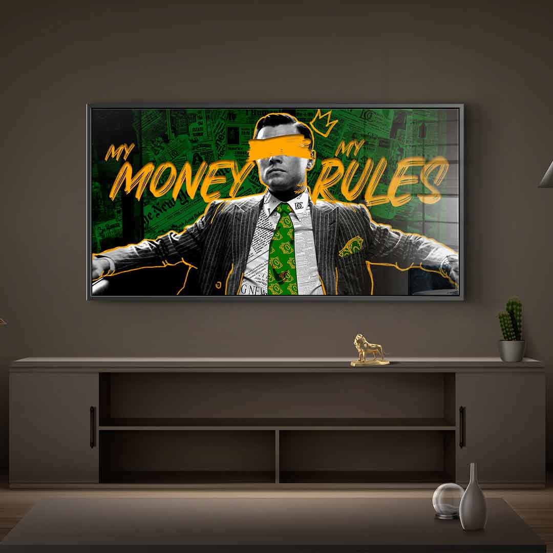 My Money My Rules - Acrylic glass