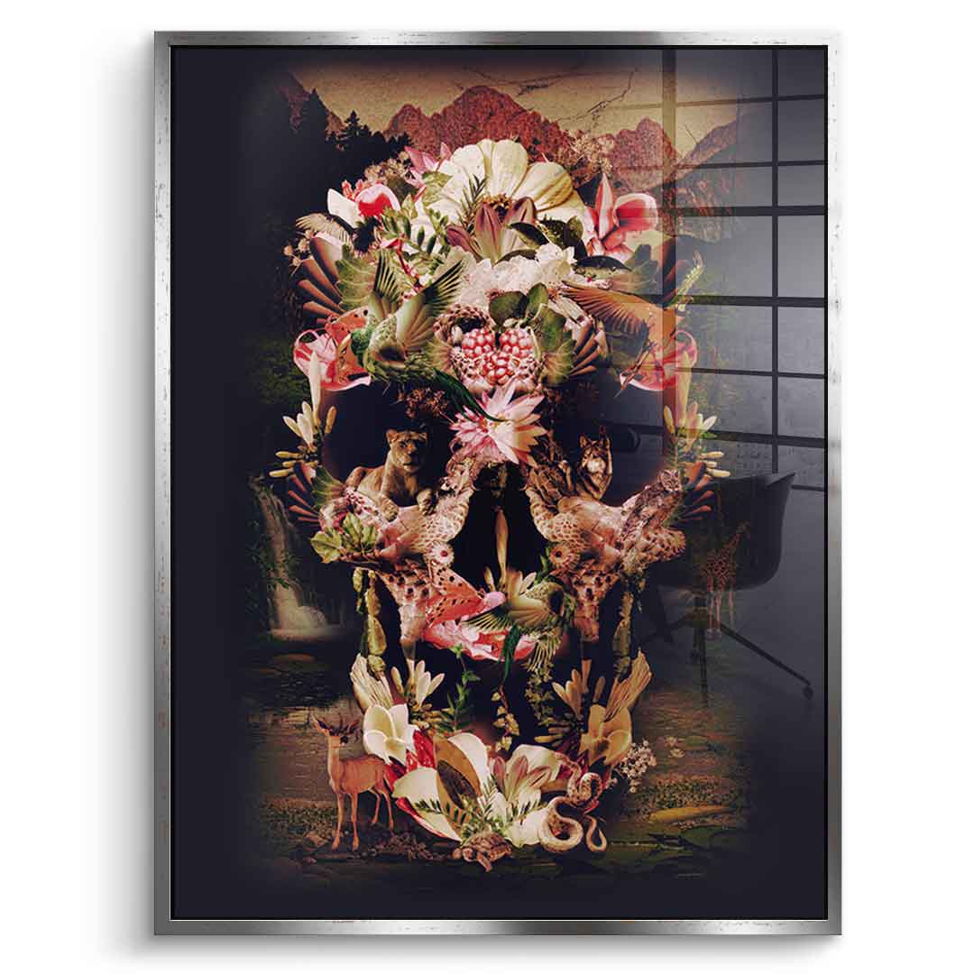 Jungle Skull - Acrylic glass