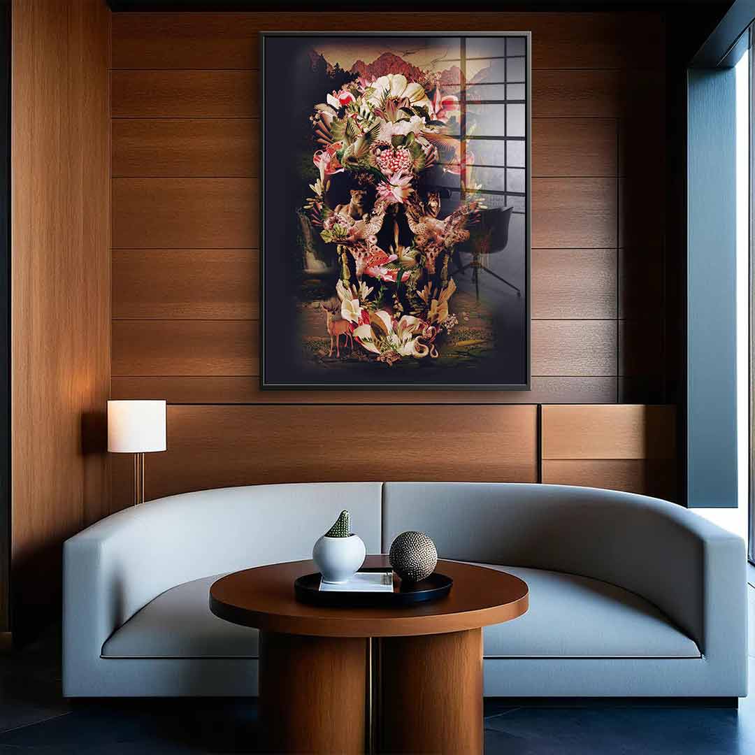 Jungle Skull - Acrylic glass