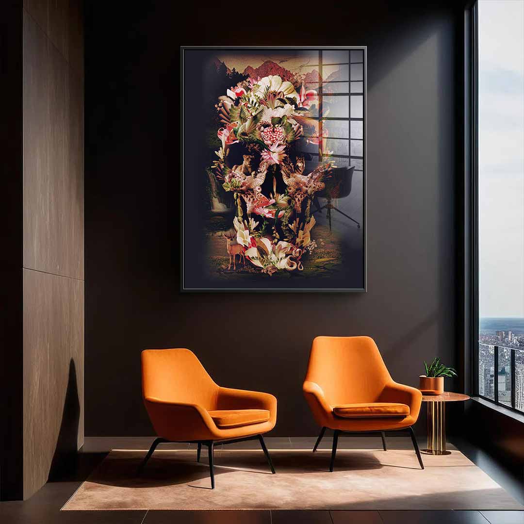 Jungle Skull - Acrylic glass