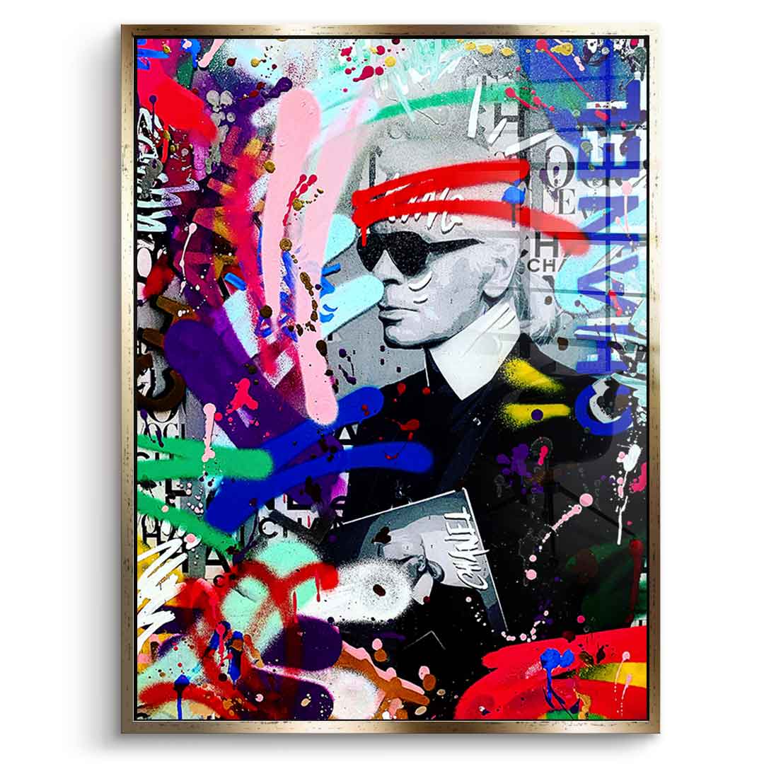 KARL BRAND GRAFFITI - Acrylic glass
