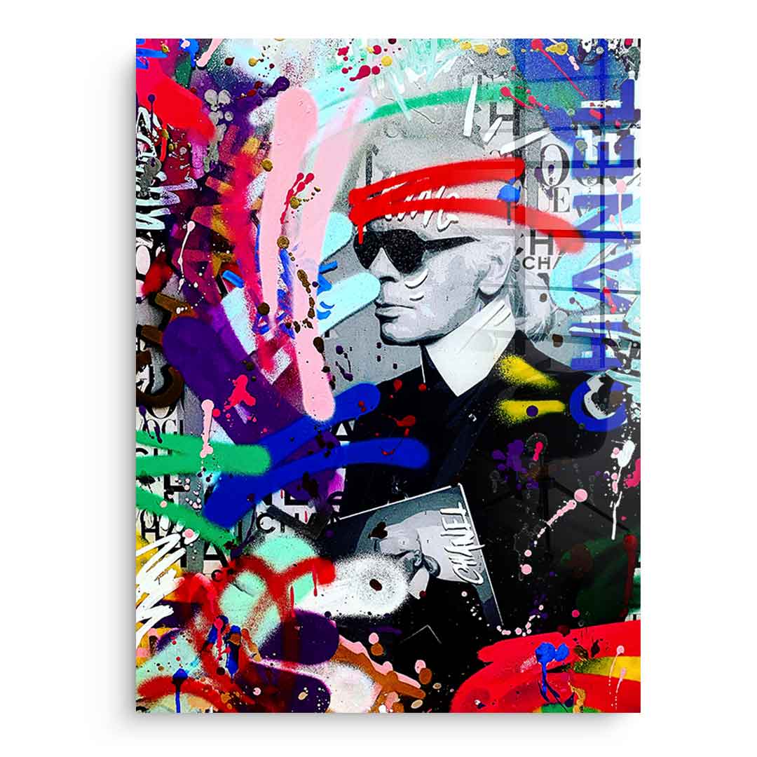 KARL BRAND GRAFFITI - Acrylglas