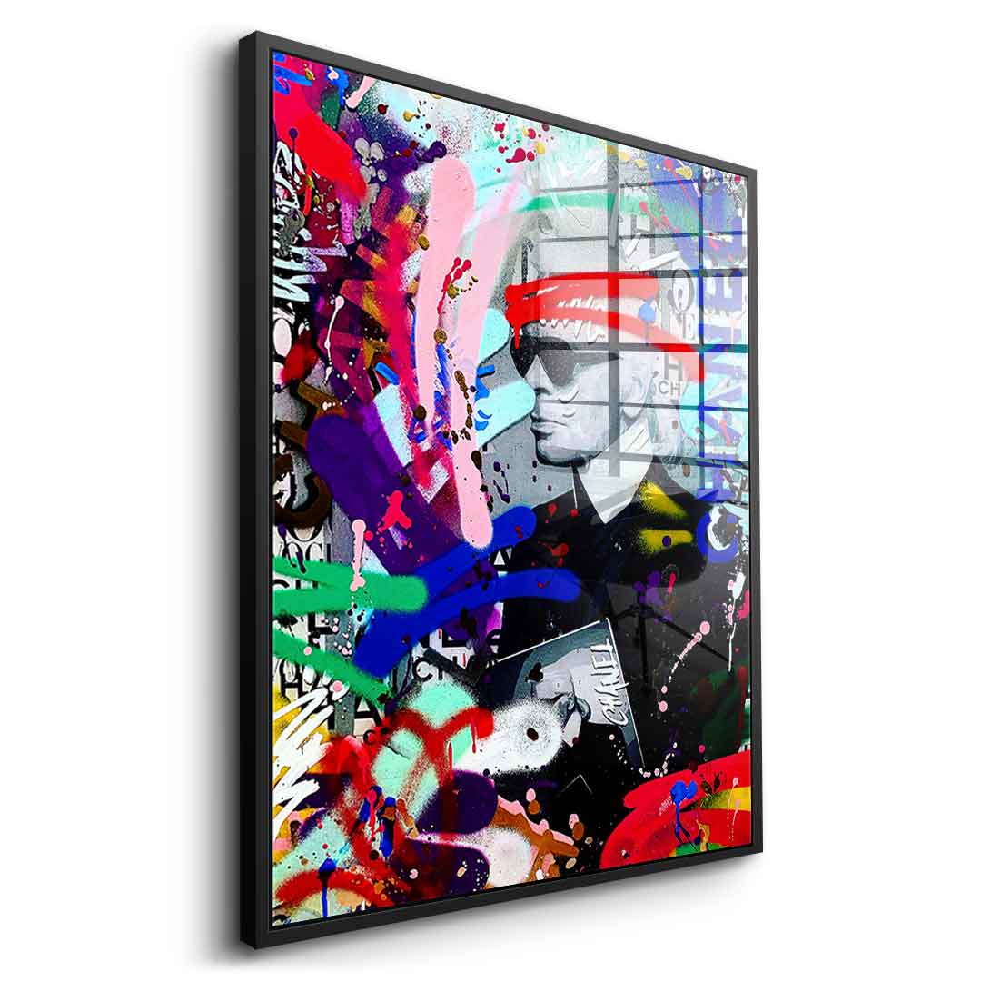 KARL BRAND GRAFFITI - Acrylic glass