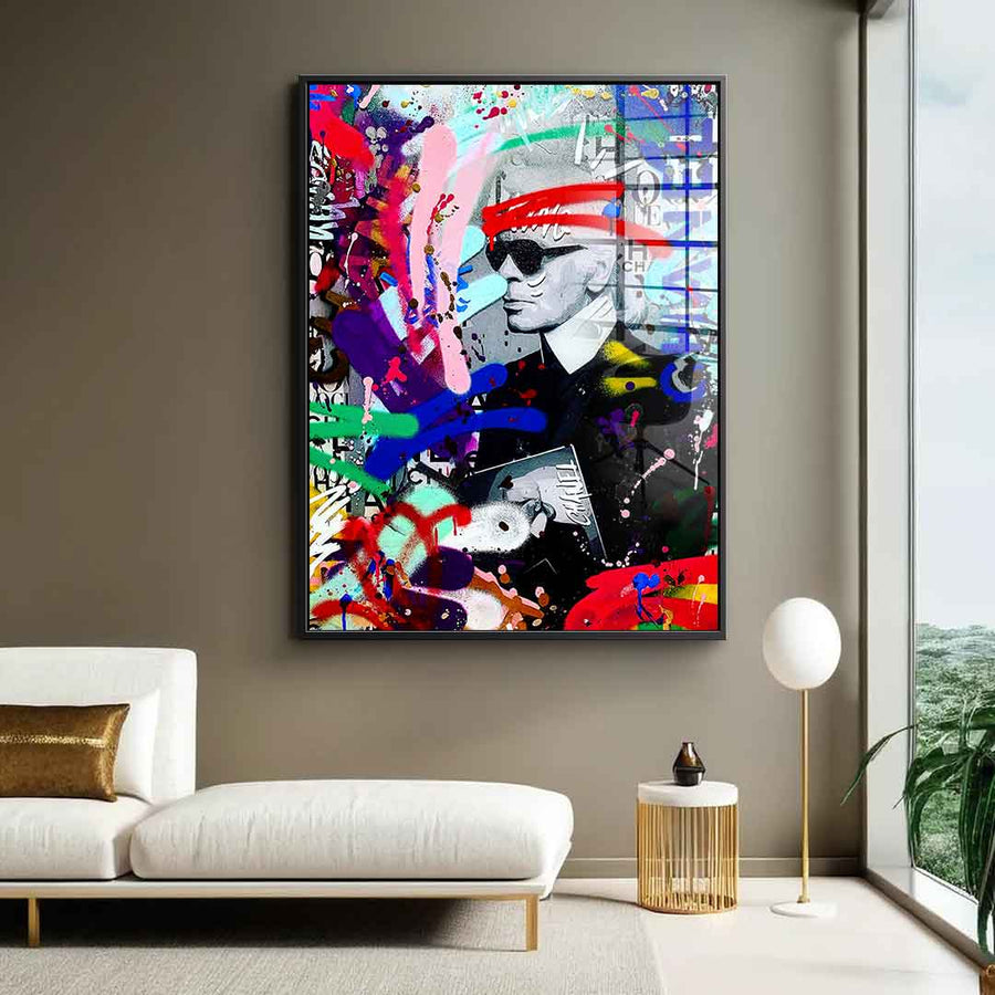 KARL BRAND GRAFFITI - Acrylic glass
