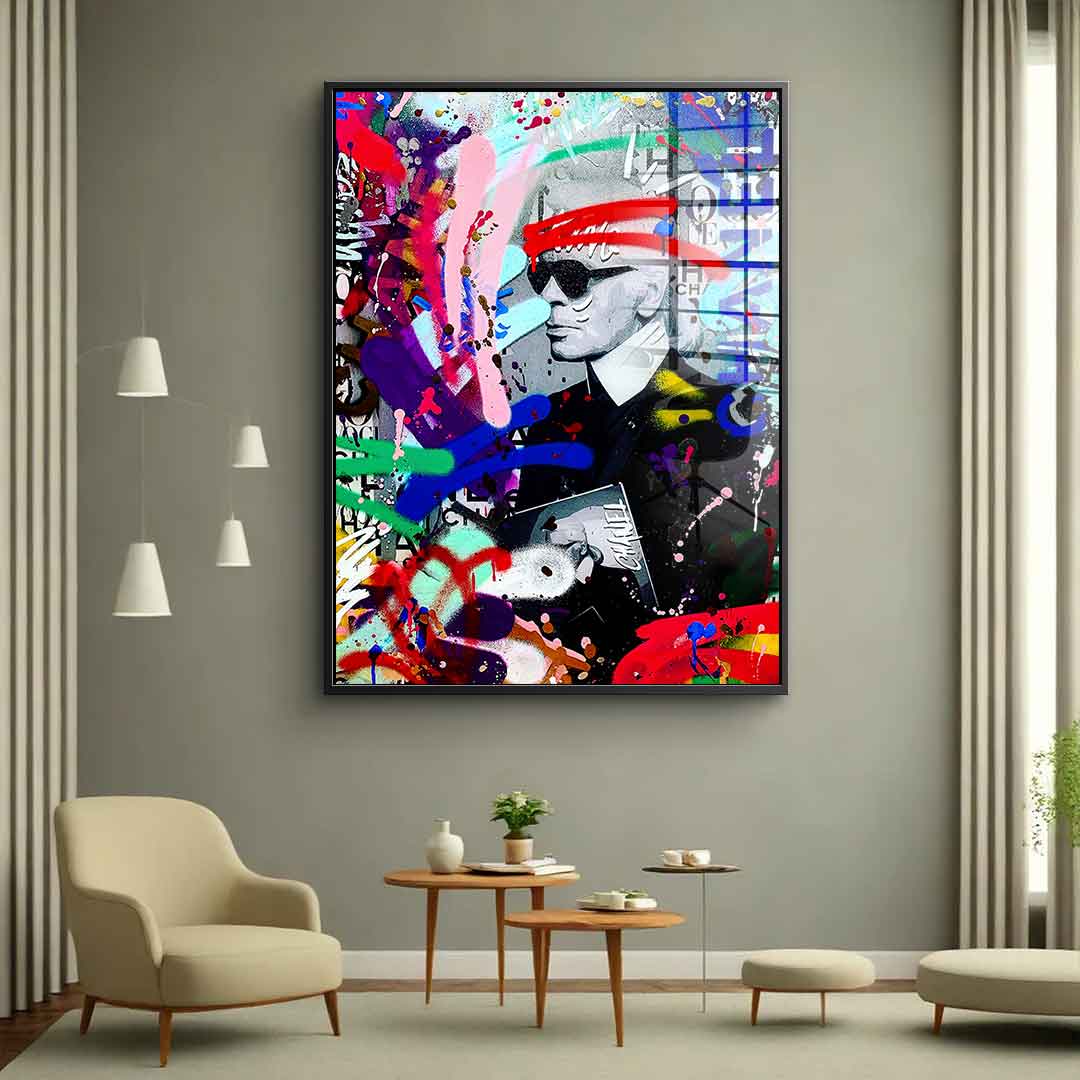 KARL BRAND GRAFFITI - Acrylic glass