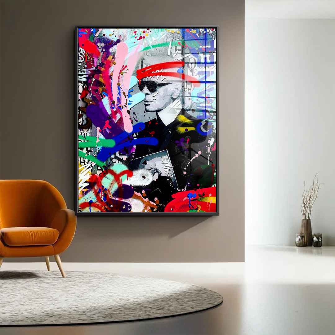 KARL BRAND GRAFFITI - Acrylic glass