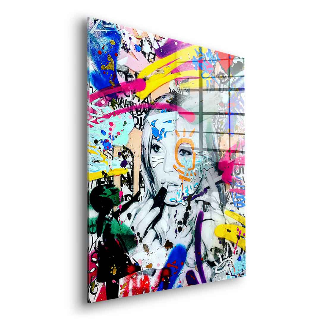 KATE BRAND GRAFFITI - Acrylglas
