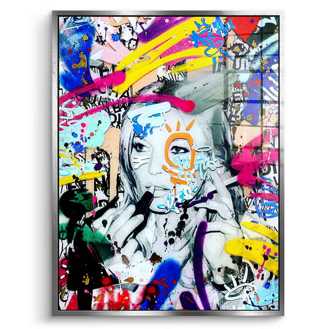 KATE BRAND GRAFFITI - Acrylglas