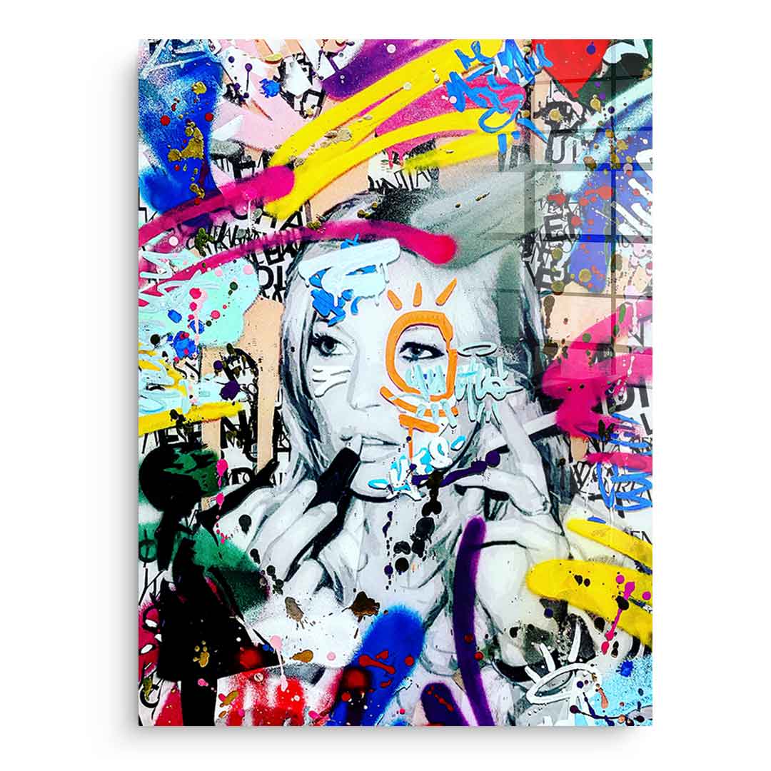 KATE BRAND GRAFFITI - Acrylglas