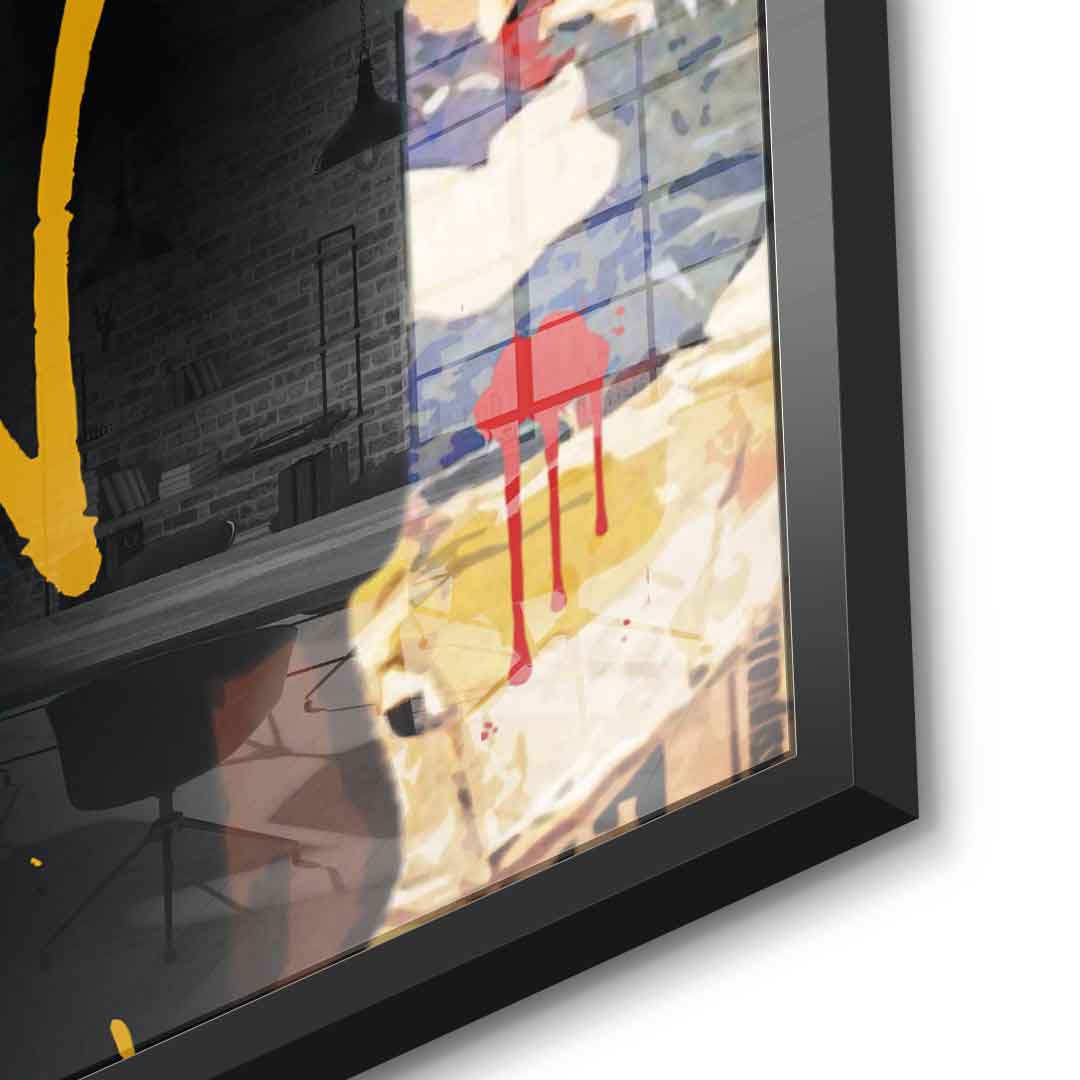 KINETIC 4 - STREETY MAGRITTE - Acrylic glass