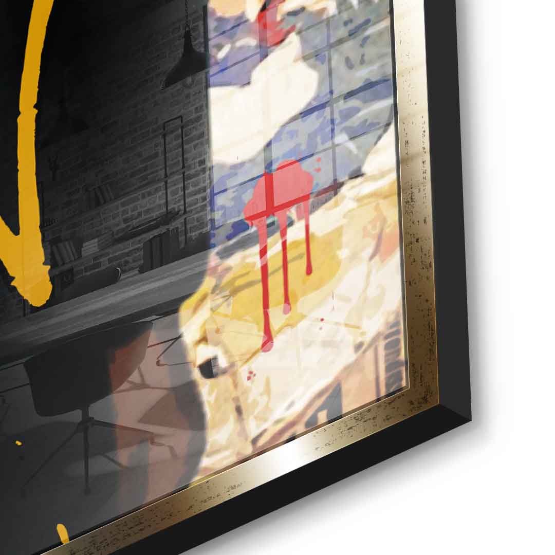 KINETIC 4 - STREETY MAGRITTE - Acrylic glass