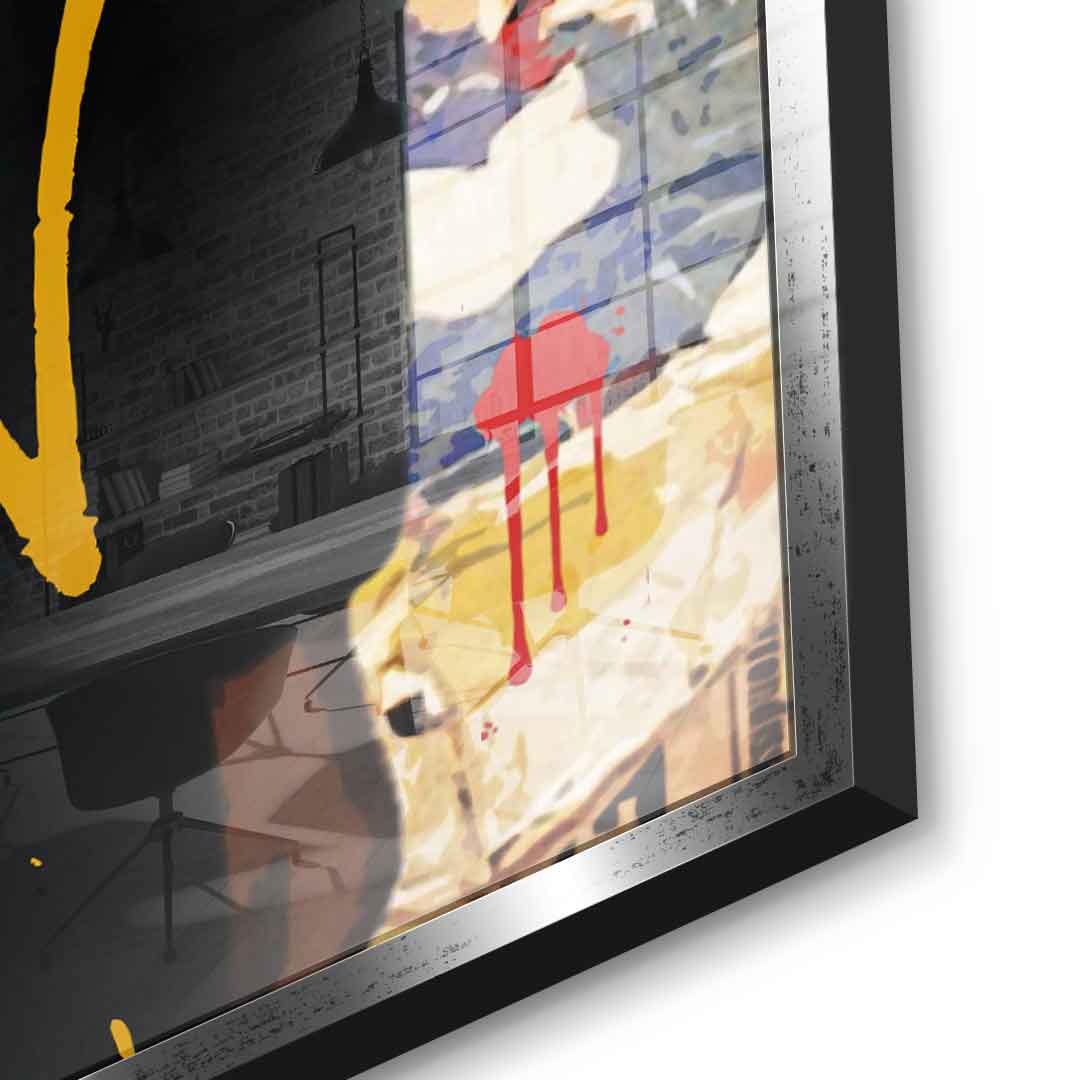 KINETIC 4 - STREETY MAGRITTE - Acrylic glass