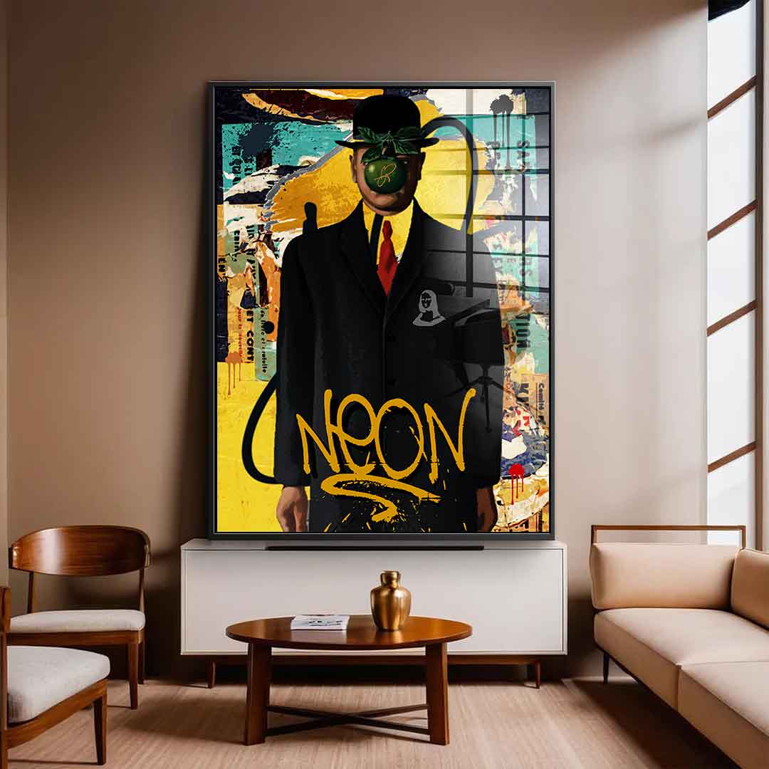 KINETIC 4 - STREETY MAGRITTE - Acrylic glass