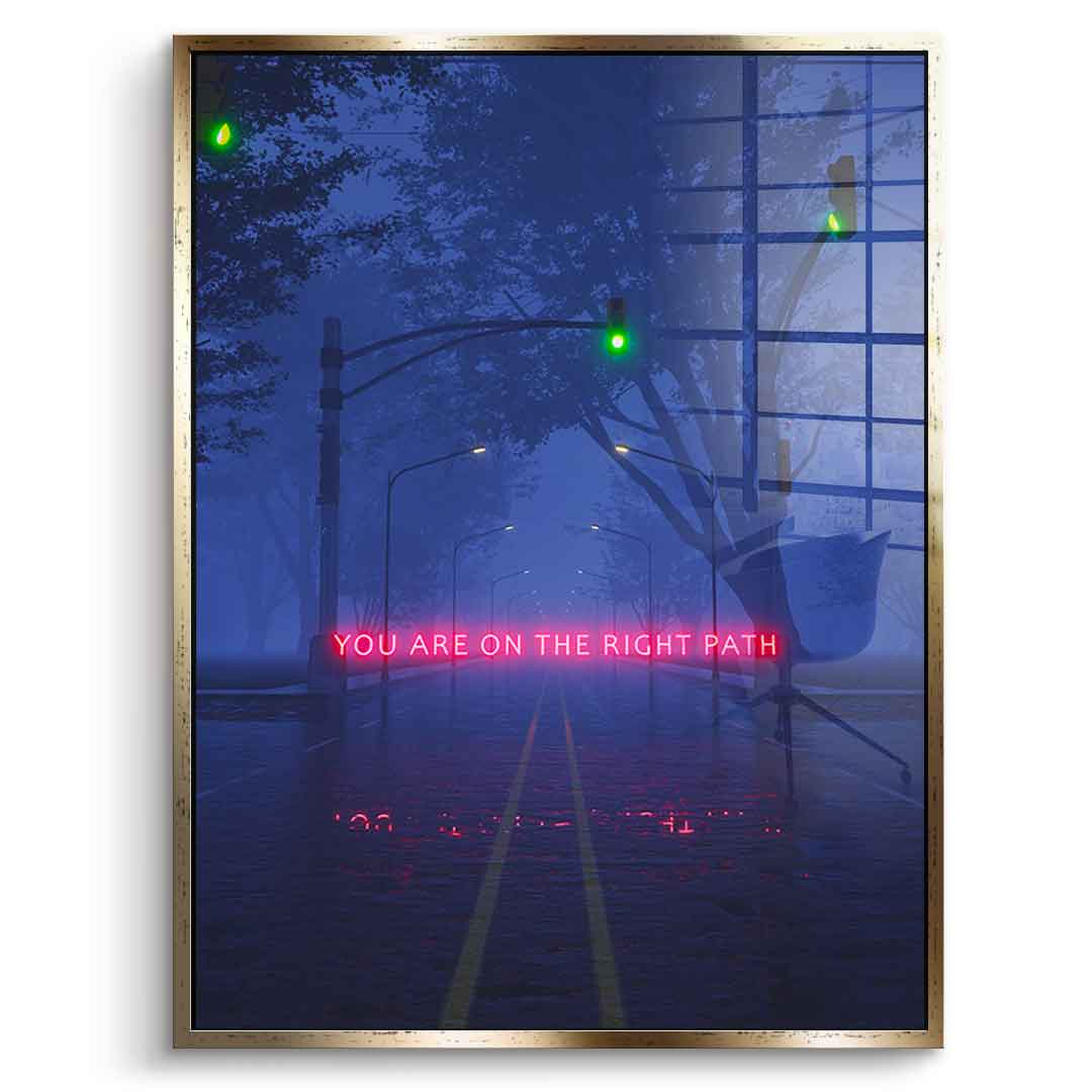 Keep Walking - Acrylglas