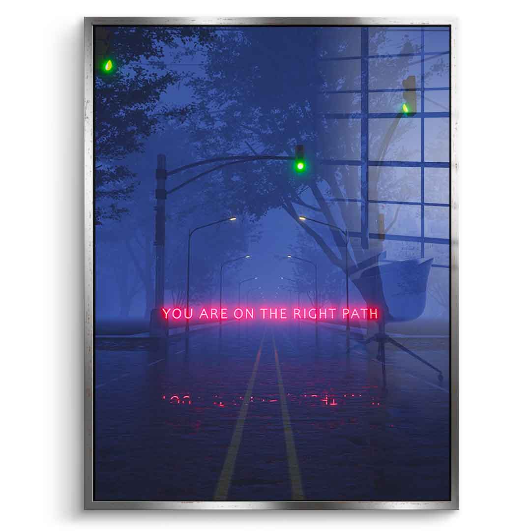 Keep Walking - Acrylglas