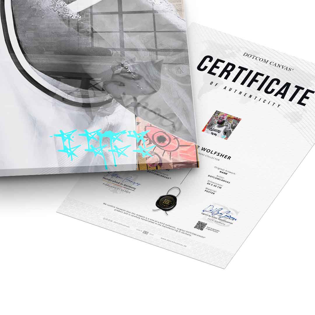 King James - acrylic glass