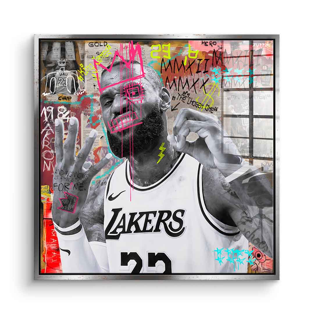 King James - acrylic glass