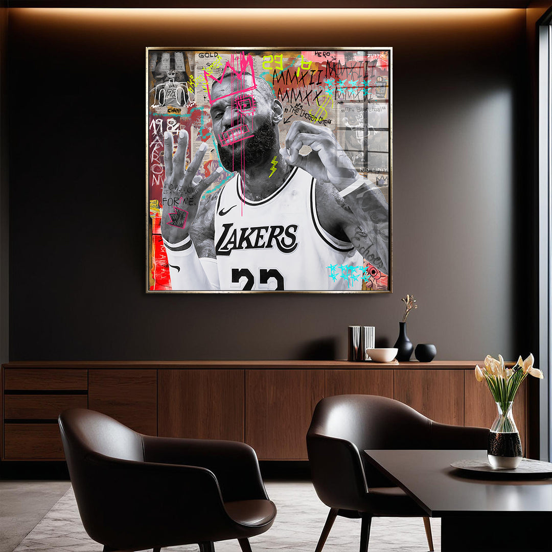 King James - acrylic glass