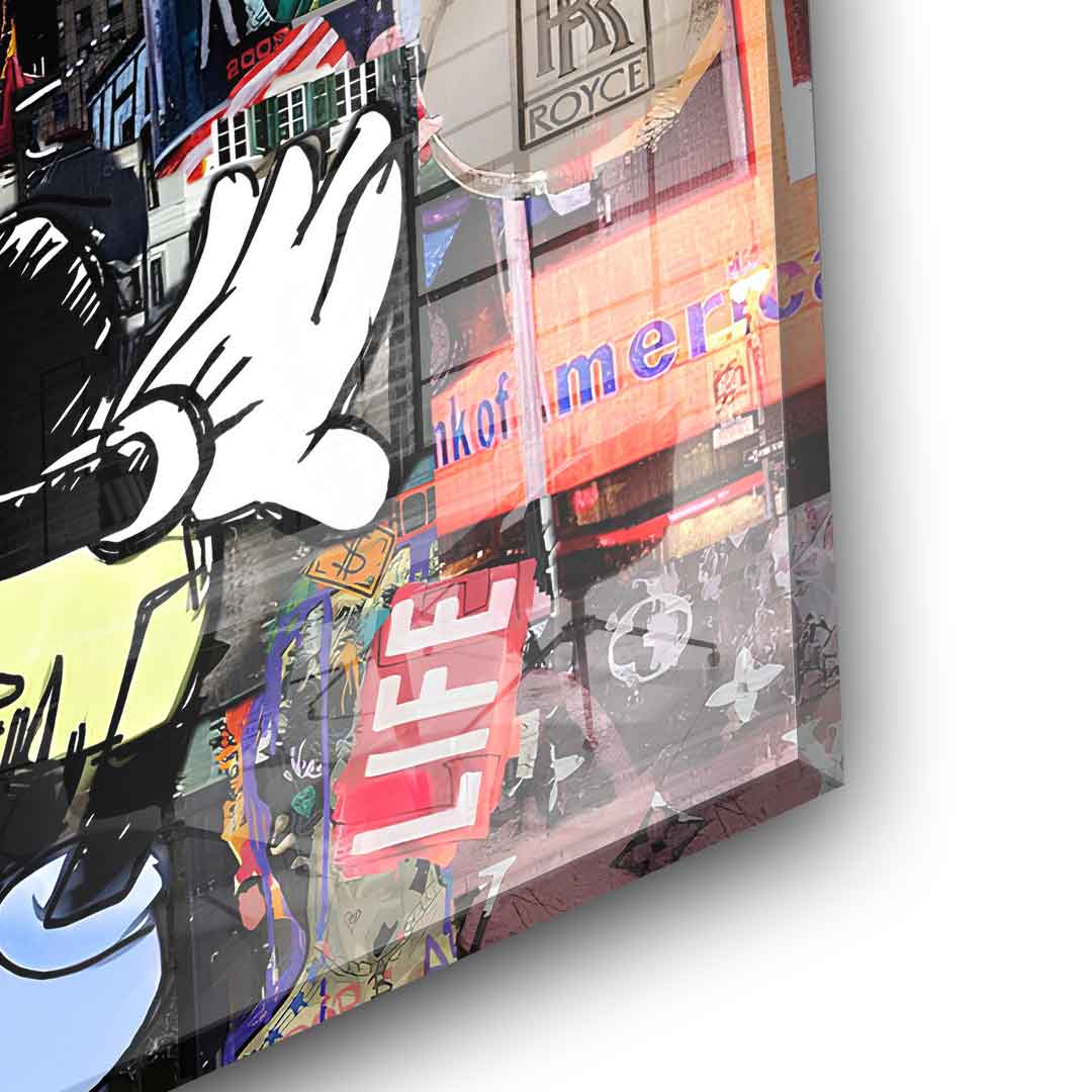 Kiss in New York City - Acrylic glass