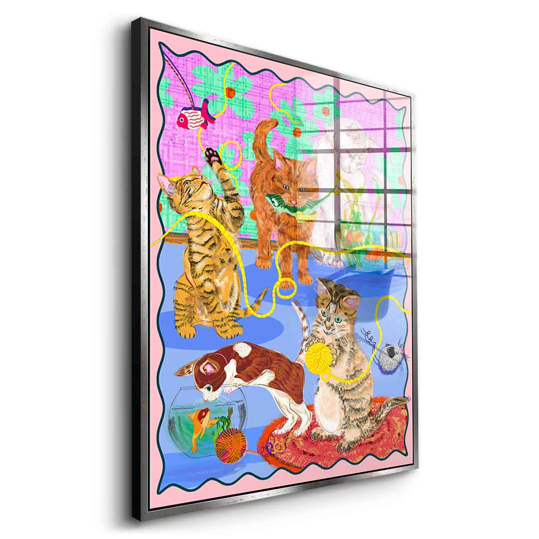 Kitten Playground - Acrylglas