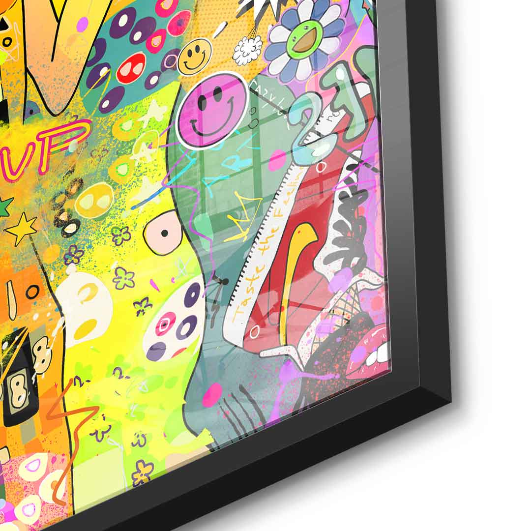 Klimt Green - Acrylic Glass