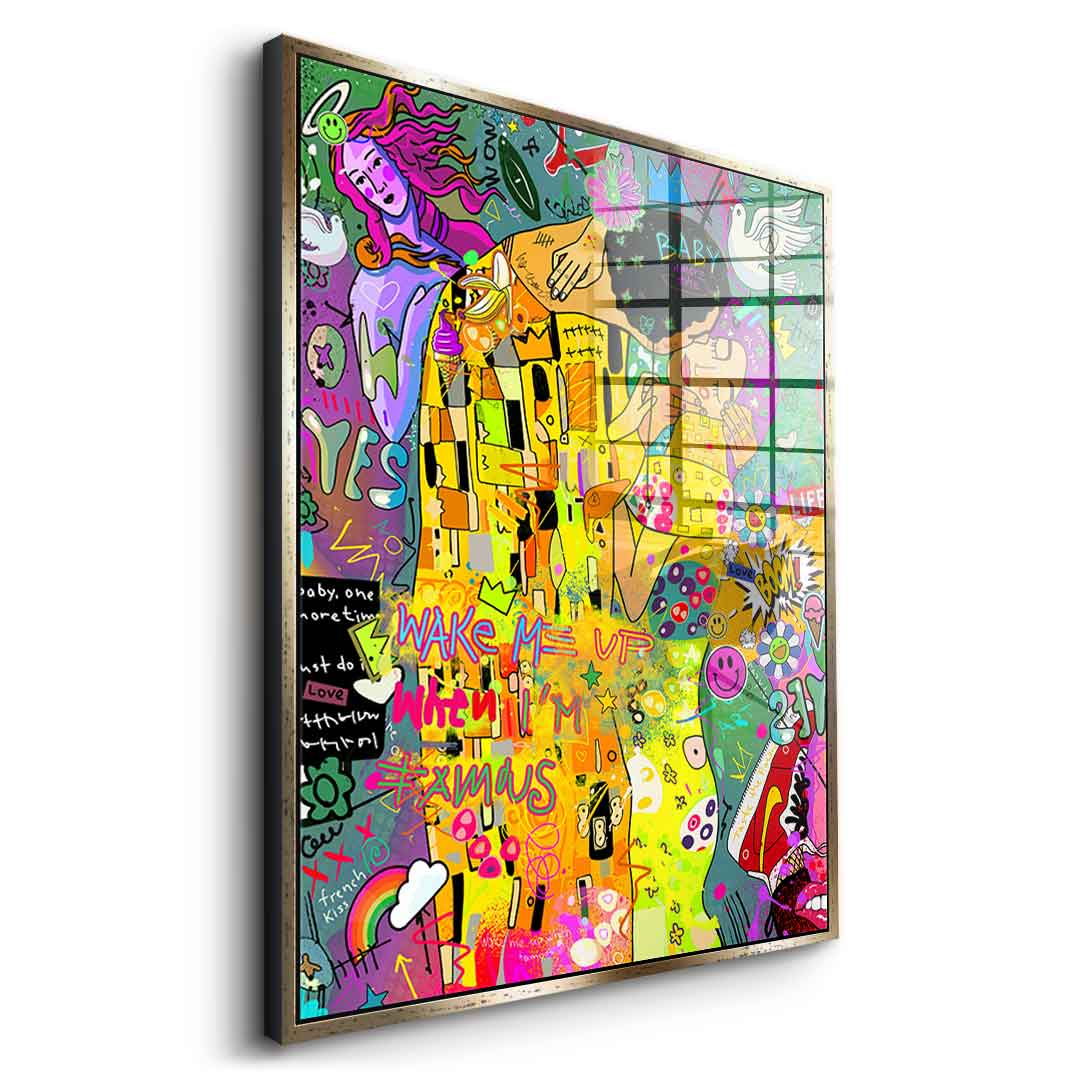 Klimt Green - Acrylic Glass