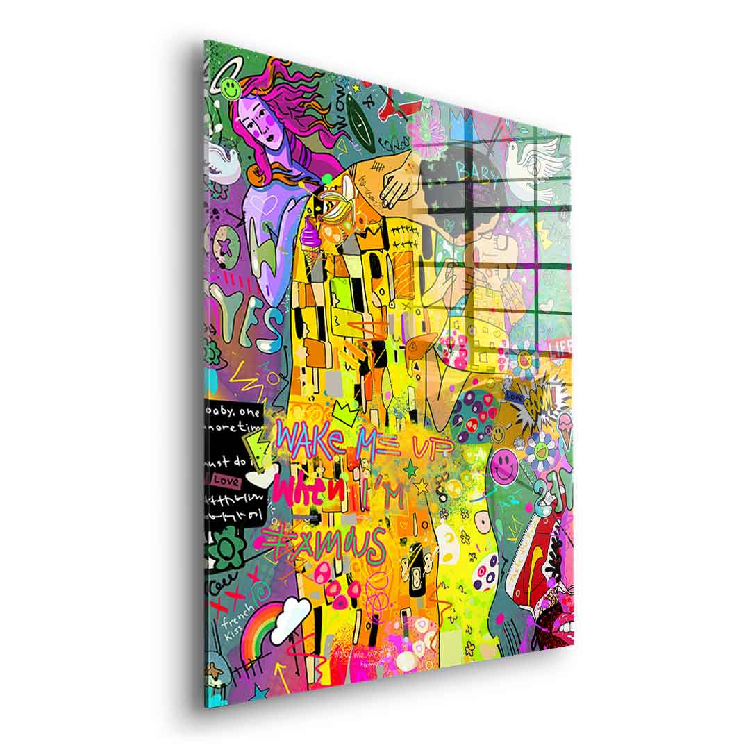 Klimt Green - Acrylic Glass