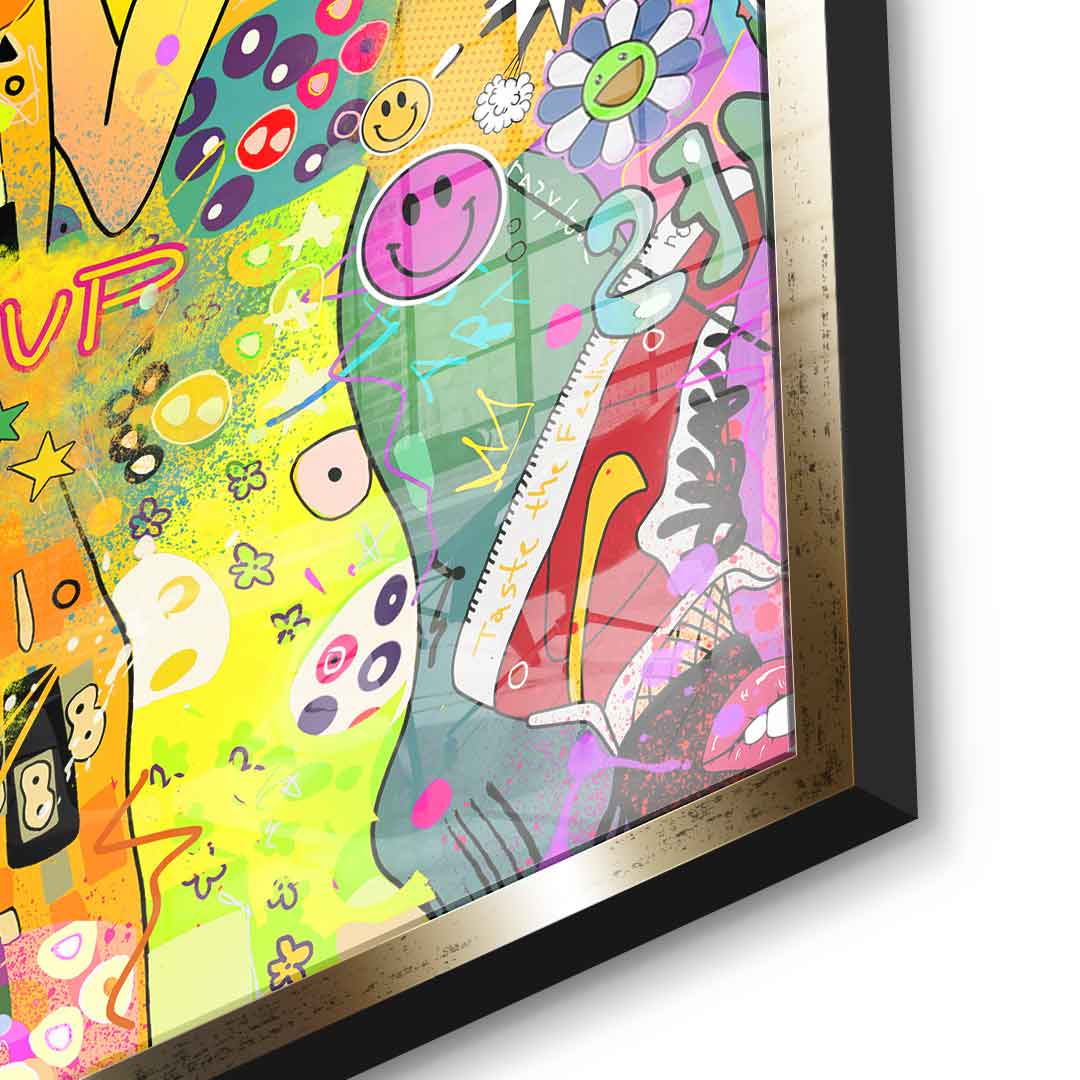 Klimt Green - Acrylic Glass