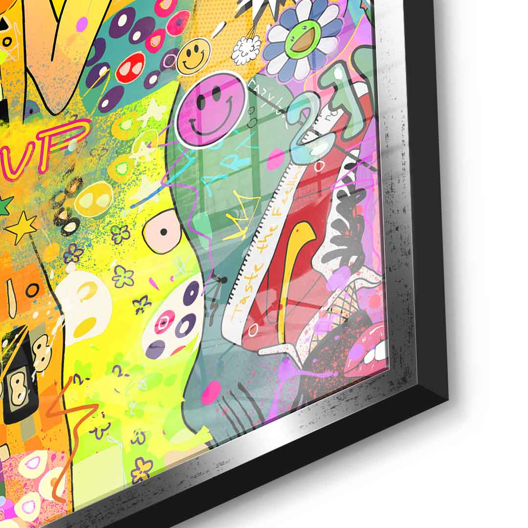 Klimt Green - Acrylic Glass