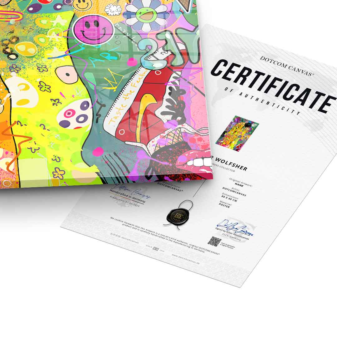 Klimt Green - Acrylic Glass