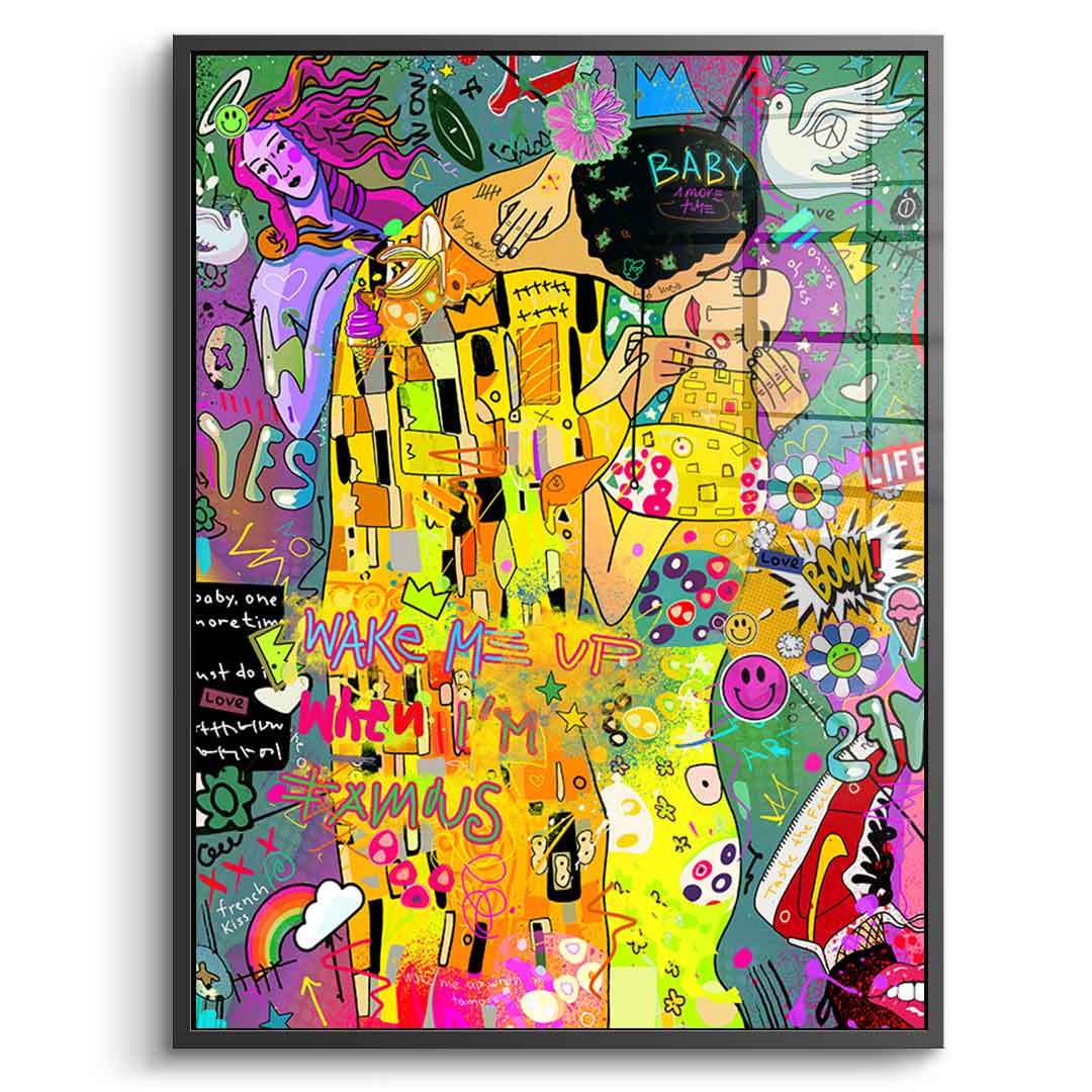 Klimt Green - Acrylic Glass