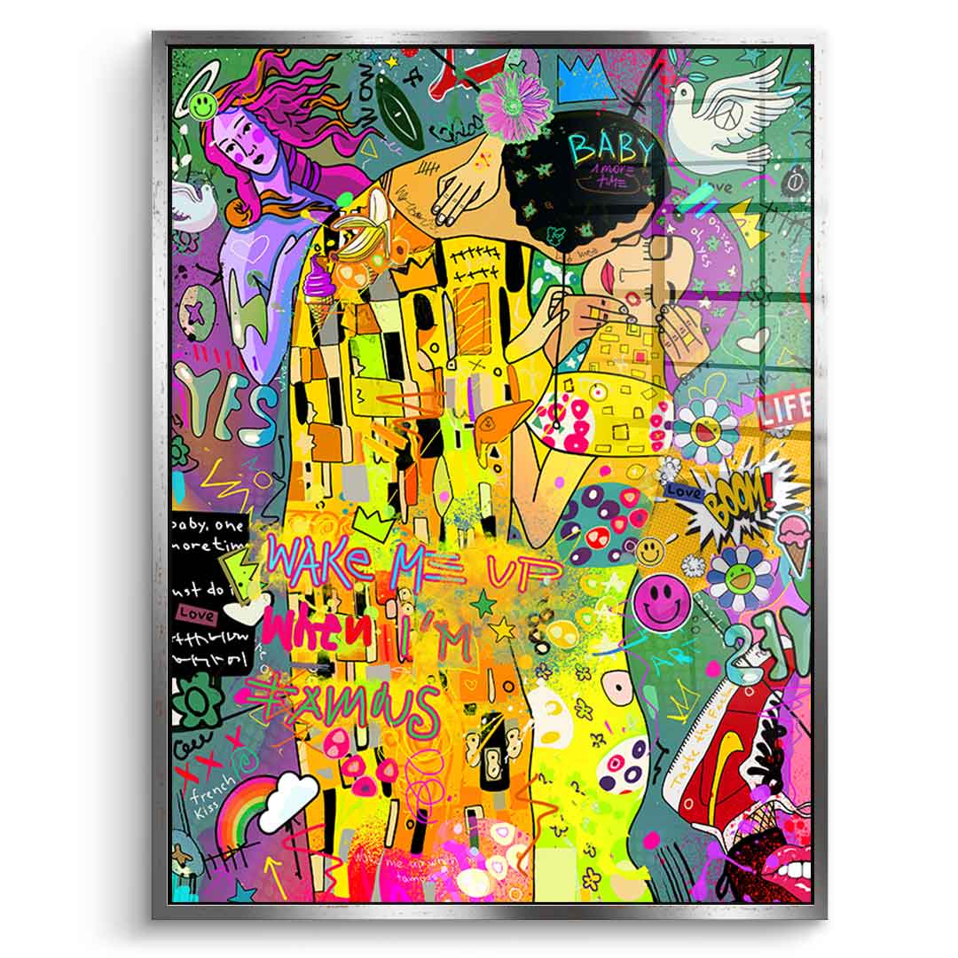 Klimt Green - Acrylic Glass