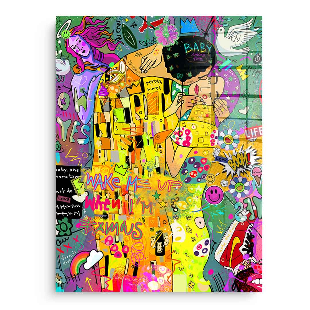 Klimt Green - Acrylic Glass