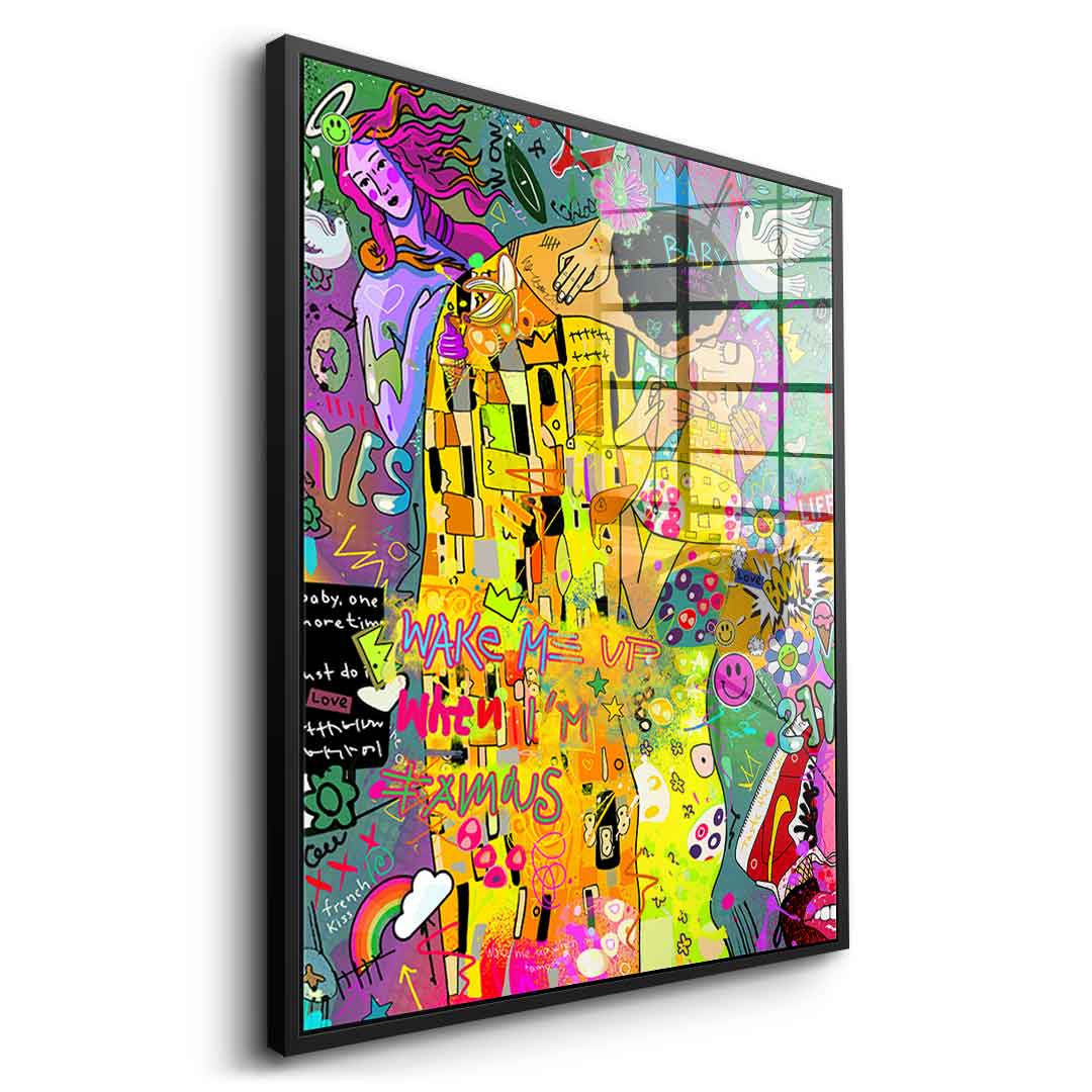 Klimt Green - Acrylic Glass