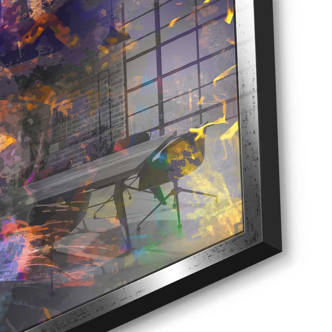 König des Geldes - Acrylglas