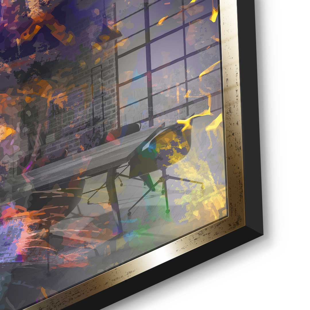 König des Geldes - Acrylglas